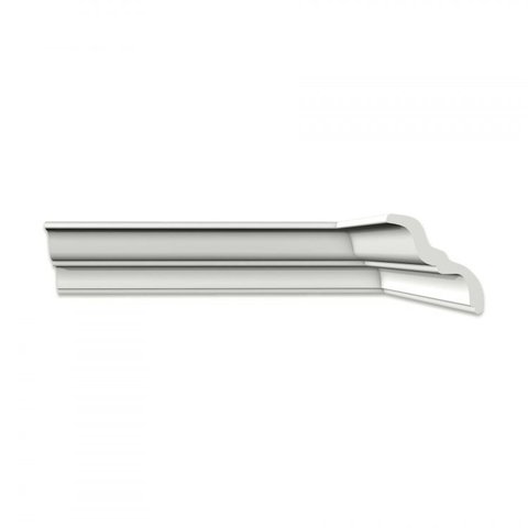 Kit 18m Linear Roda Teto Perfil de Poliestireno Mt Branco Homestar