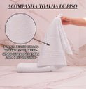 Ver imagem 3 de Kit Toalha Banho + Rosto Verde Eucalipto + Tapete