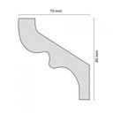 Ver imagem 2 de Kit com 3 Barras Roda Teto Perfil de Poliestireno S80 Homestar 6m