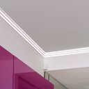 Ver imagem 2 de Kit 18m Linear Roda Teto Perfil de Poliestireno T30 Branco Homestar