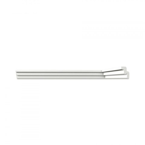 Kit 18m Linear Roda Teto Perfil de Poliestireno T30 Branco Homestar
