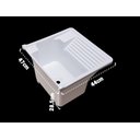 Ver imagem 5 de Tanque com Gabinete Mdf 46x84 Cm Pequeno 26 Litros Montado