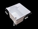 Ver imagem 5 de Tanque com Gabinete Mdf 46x84 Cm Pequeno 26 Litros Montado