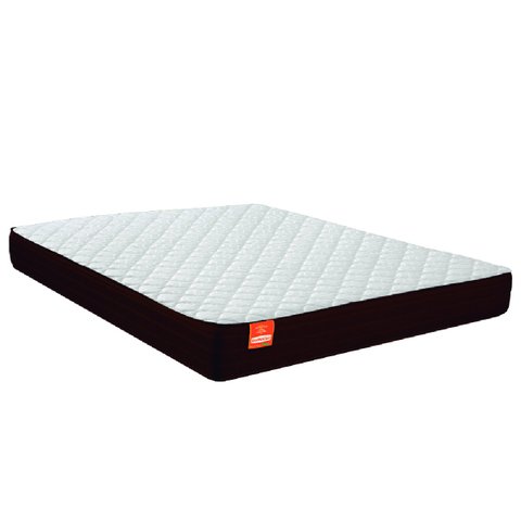 Colchão Casal Celuplas Molas Qatar 138x188x22cm Marrom / Branco - Suporta até 150kg por Pessoa