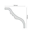 Ver imagem 3 de Kit com 3 Barras Roda Teto Perfil de Poliestireno Up237 Homestar 6m