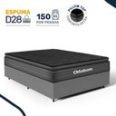 Ver imagem 3 de Cama Box com Colchão Ortobom de Espuma Pillow Top Confort Black Casal 138cm
