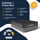 Ver imagem 5 de Cama Box com Colchão Ortobom de Espuma Pillow Top Confort Black Casal 138cm