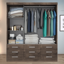 Ver imagem 3 de Guarda-Roupa Casal 3 Portas Correr 9 Gavetas Capri