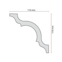 Ver imagem 2 de Kit 18M Linear Roda Teto Up230 Perfil de Poliestireno