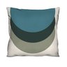 Capa de Almofada Decorativa Abstrata 100% Algodão para Sofá - 45x45cm - 1