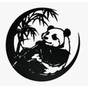 Ver imagem 1 de Ursinho Panda-decoração:preto