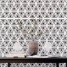 Papel de Parede Adesivo Geométrico Tringulos Listras N018029 - 1