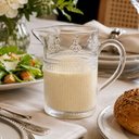 Ver imagem 4 de Kit 12 Leiteiras Cristal 290ml Pequenos Voadores L'Hermitage com Bico Pequena Leite Molhos Buffet
