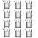 Ver imagem 1 de Kit 12 Leiteiras Cristal 290ml Pequenos Voadores L'Hermitage com Bico Pequena Leite Molhos Buffet