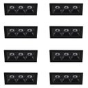 Ver imagem 1 de 8 Spot Micro Triplo Led Downlight Embutir Mini 3000k Bet58