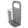 Cesto Retrátil Multiuso Prático Dobrável Médio - Cinza - 1
