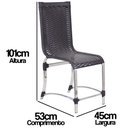 Ver imagem 4 de Conjunto de Cadeiras e Mesa de Jantar Haiti Trama Original