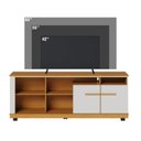 Ver imagem 5 de Rack para TV até 65 Polegadas 160cm 2 Portas Coral