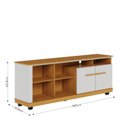 Ver imagem 3 de Rack para TV até 65 Polegadas 160cm 2 Portas Coral