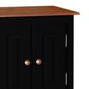 Ver imagem 3 de Gabinete para Banheiro 2 Portas com Espelheira Dália 3057 - Preto/imbuia Glazer