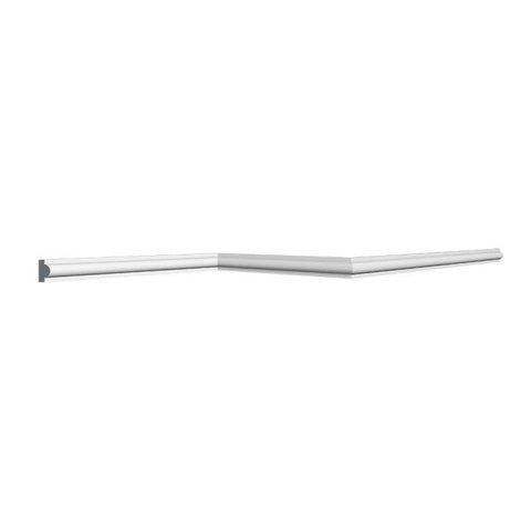 Kit 30m Linear Rodameio Perfil de Poliestireno I20 Branco Homestar