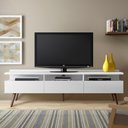 Ver imagem 1 de Rack para TV até 55" Londres com Pés Retrô Branco Madesa