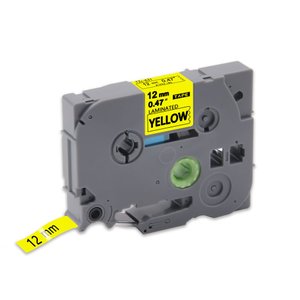 Fita Tze631 Rotuladora Compatível 12mm Amarelo Multilaser