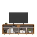 Ver imagem 5 de Rack para Sala Tv até 70" Nt1290 Freijó Trend com Off White Tx Notável Móveis