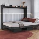 Ver imagem 3 de Cama de Casal Articulada para Colchão 188x138cm Multimoveis Cr40130 Grafite