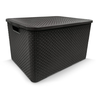 Caixa Organizadora Rattan Pequena com Tampa 7 Litros - 1