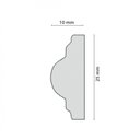 Ver imagem 4 de Kit 30m Linear Rodameio HD CW10 Perfil de Poliestireno Branco Homestar