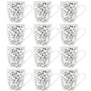 Ver imagem 1 de Jogo de Xícaras de Porcelana 12 Canecas com Infusor de Chá e Tampa 310ml Tiny Flowers Lyor