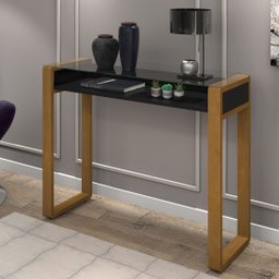 Aparador C/ Vidro Elegante New P/ Sala de Estar Home Office - 1