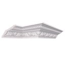 Ver imagem 1 de Kit 30m Linear Roda Teto Marie Perfil de Poliestireno Branco Homestar