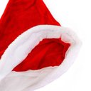 Ver imagem 2 de Kit 25 Gorro de Papai Noel 40cm Vermelho Touca de Natal