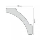 Ver imagem 2 de Kit 30M Linear Roda Teto Perfil de Poliestireno A10  