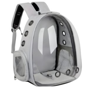 Mochila Pet para Transporte de Cães e Gatos Visão Panorâmica