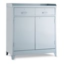 Ver imagem 1 de Armário de Aço P/ Ferramenta Ferramenteiro Duplo C/ Chave Cinza