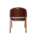 Ver imagem 4 de Kit 8 Cadeiras Sala de Jantar Premium com Braço Madeira Maciça Corino Movellu Home