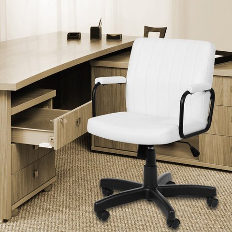 Cadeira para Escritório Interlocutor Fixa Agami Branco