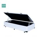 Ver imagem 2 de Cama Box Baú Solteiro Sintético Branco 42x88x188
