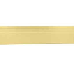 Kit com 3 Barras Rodapé de Pvc 7cm X 15mm X 2,40m Master Bariri 7,2m - 2