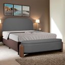 Ver imagem 1 de Kit Cabeceira e Calçadeira Império Queen Size para Cama Box 160cm Bouclê Facto - Sofa Store:bouclê C
