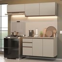Ver imagem 1 de Armário de Cozinha Compacta Suspensa 200 cm Crema Nice Madesa 05