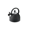 Chaleira em Aço Inox com Apito Fixo 1,75l Preta - Hercules - 1