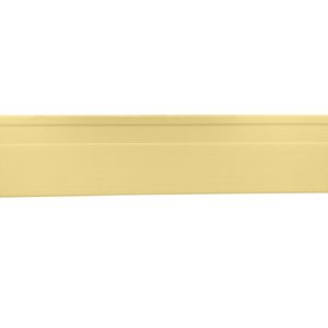 Kit com 10 Barras Rodapé de Pvc 10cm X 15mm X 2,40m Master Bariri 24m