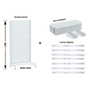 Ver imagem 2 de Gondola Parede 170 Amapa Flex Inicial Branco 7 band PE Transparente - Amapá