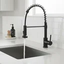 Ver imagem 4 de Torneira Gourmet Monocomando Cozinha Mesa Duplo Jato Flexível Aço Escovado Me17b
