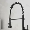 Ver imagem 2 de Torneira Gourmet Monocomando Cozinha Mesa Duplo Jato Flexível Aço Escovado Me17b
