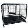 Gaiola Cao Pet Gato Cachorro Canil Pet Shop Animal de Estimaçao Bandeja Removivel Transporte Rodinha - 9